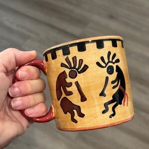 Casa Vero Tribal Art Hand painted Ceramic Mug